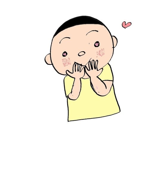 オノマトペ どくどく どきどき スーザンの日本語教育 手描きイラスト