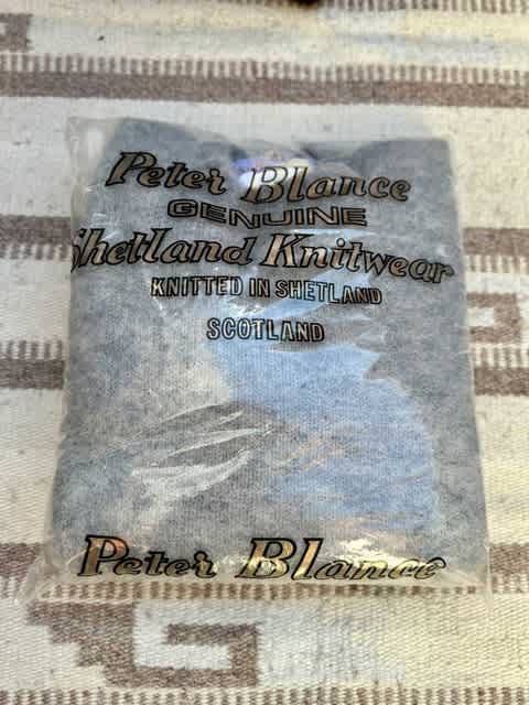 Peter Blance Shetland ピンクセーター 36 PETER BLANCE ”shaggy dog Shetland Sweater” - SECOURS