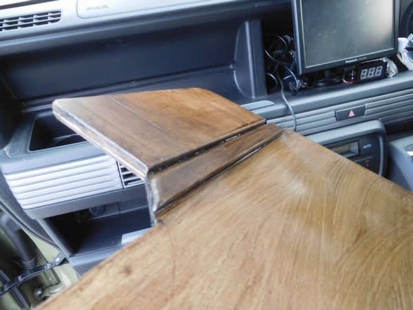 N Vanの簡易テーブルの作成 助手席に小物入れ箱の設置 きままぶらり旅日記 By 軽キャン