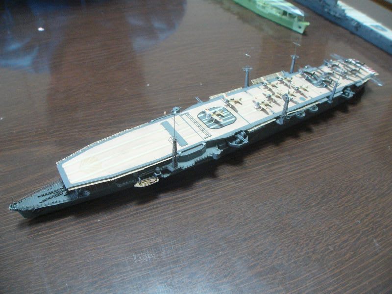 1/700 日本海軍 航空母艦 祥鳳（しょうほう） 【D氏作成】 艦船模型 2014.Feb (画像貼り直し) - SDTMの気まま空間