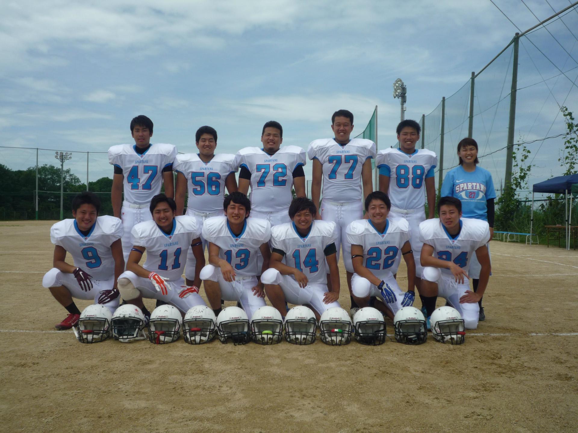 1回生紹介 We Are Spartans 大阪体育大学アメリカンフットボール部 15