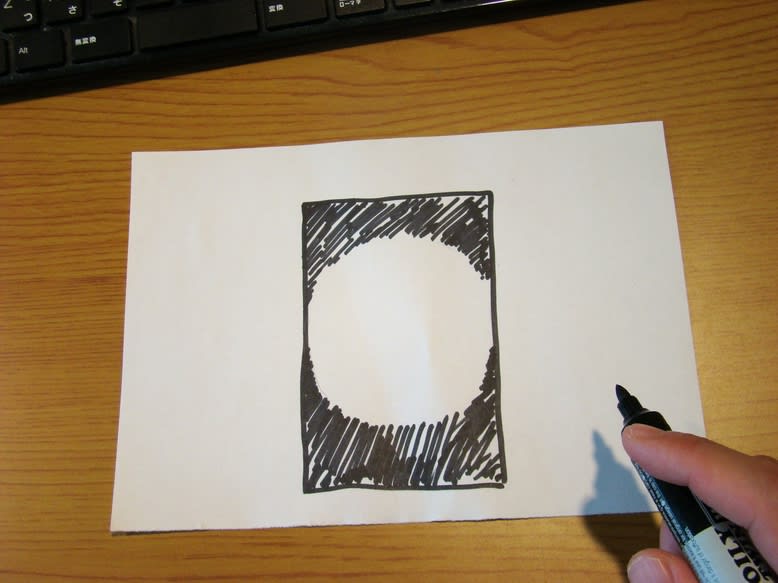 ○を描く border=