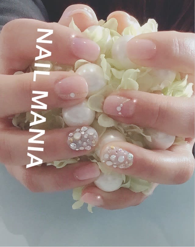 ベージュグラデーション Nail Mania