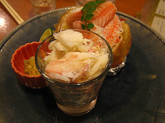 味み亭の毛ガニ