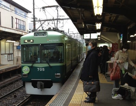 京阪 石山坂本線 パトカー電車に乗ってきた さぶりんブログ