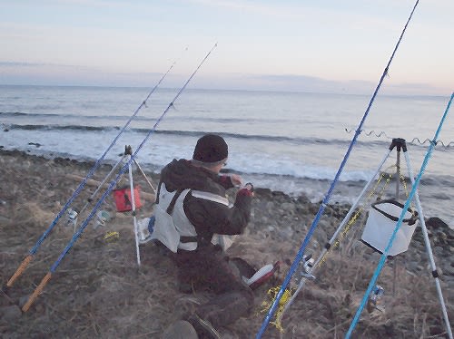 久々に増毛で投げ釣り へたのヨコ釣り北海道日誌