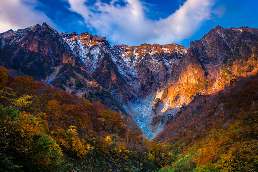 谷川岳／一の倉沢の紅葉