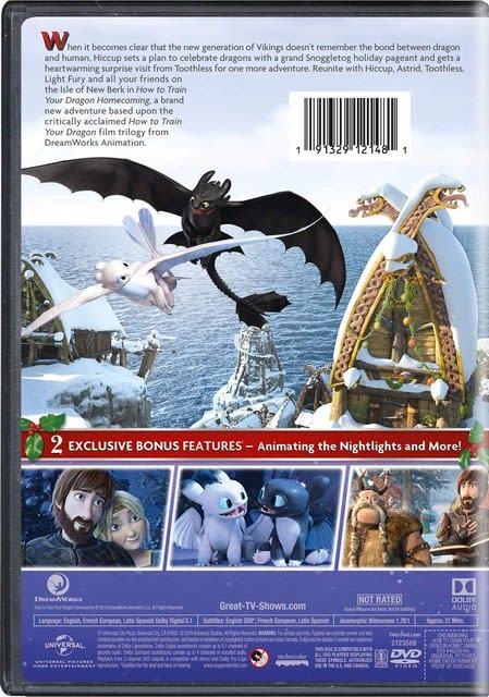 ヒックとドラゴン 受け継ぐ者たち How To Train Your Dragon Homecoming 19 アメリカ 海外盤3d Blu Ray日本語化計画 映画情報とか