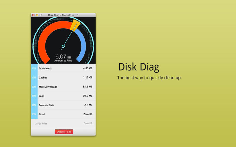 Mac用のディスククリーンアップアプリ Disk Diag が期間限定で無料セール中 Macのアプリを紹介します