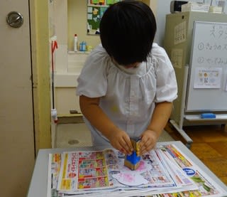 小学部１年 図画工作 スタンプ遊びをしよう 茨城県立水戸飯富特別支援学校公式ブログ