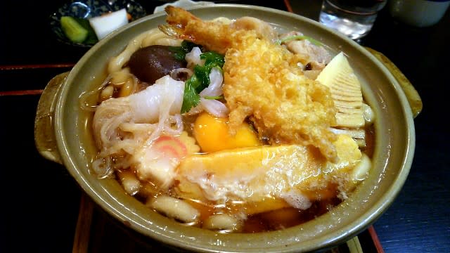 江戸藤:鍋焼きうどん