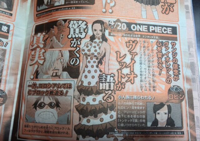 One Piece 第641話 知られざる世界 トンタッタ王国 蝶の迷宮 再装填奇譚
