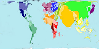 ユニークな世界地図がいっぱい 英語生活ノおト A