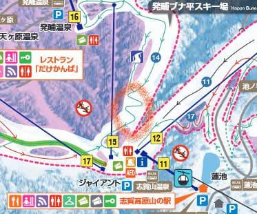 志賀 高原 スキー 場 マップ