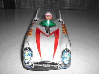 Asc製 Asahi Toy ブリキのマッハｇｏｇｏgo 車の形をした煙草入れ ブリキのおもちゃ 玩具 と自動車グッツのコレクション