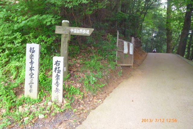 佐伯運動公園 極楽寺山 観音台周回登山 ４ 極楽寺裏参道 観音コース下山 ひろしま里山放浪記