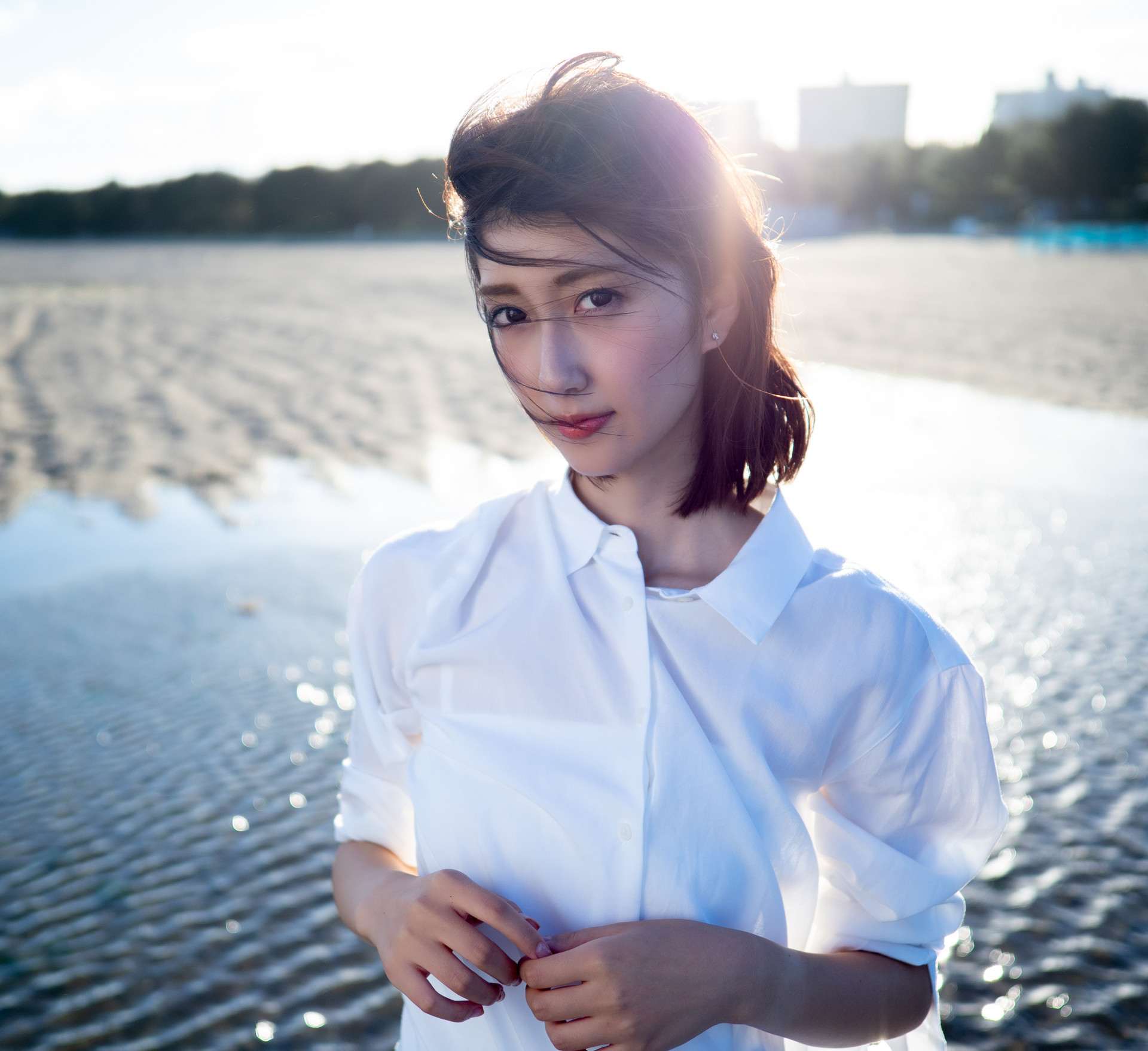 ゆなさん Wallpaper撮影会 リク撮 18 Sep 8 Vol 4 無断転載禁止 無断2次利用禁止です Rosarian Nice Tryのポートレートにtry