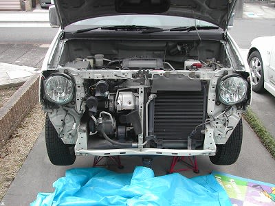 L900S MOVE(ムーヴ） 車検に向けての点検整備① 補機ベルト交換