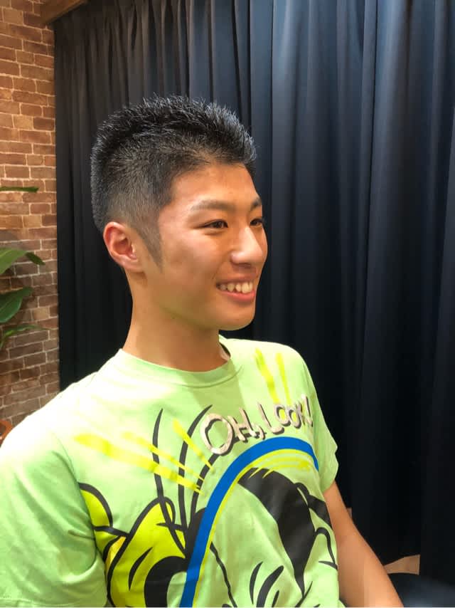 爽やか高校生 上桂散髪屋barbershop田島屋 爽やか高校生 上桂散髪屋barbershop田島屋