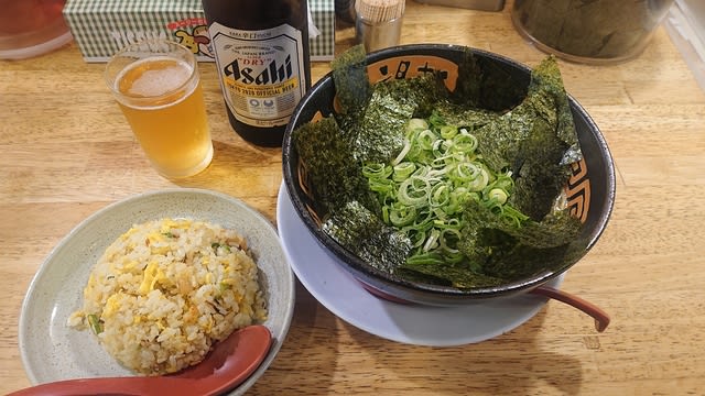 ラーメン希望軒 三宮駅東口店 ねぎ大盛とんこつラーメン 自転車屋男 ２