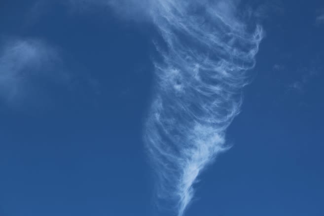 渦巻き状の雲 ハイブリッドな生活 旧ルノーな生活