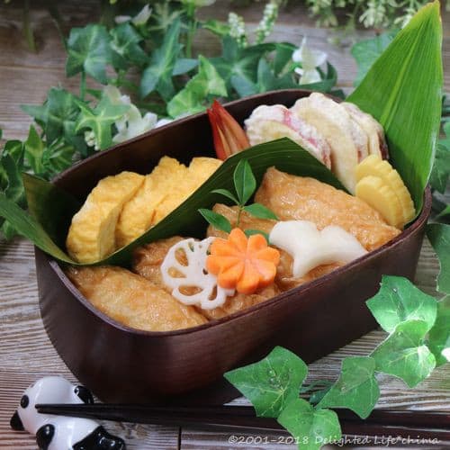 おいなりさんとさつま芋の天ぷら レンレンのひとりごと