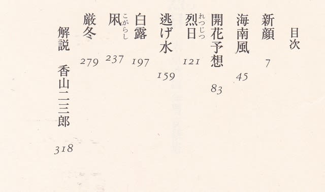 今野敏著 烈日 を読む 19年1月8日 火 Peaの植物図鑑