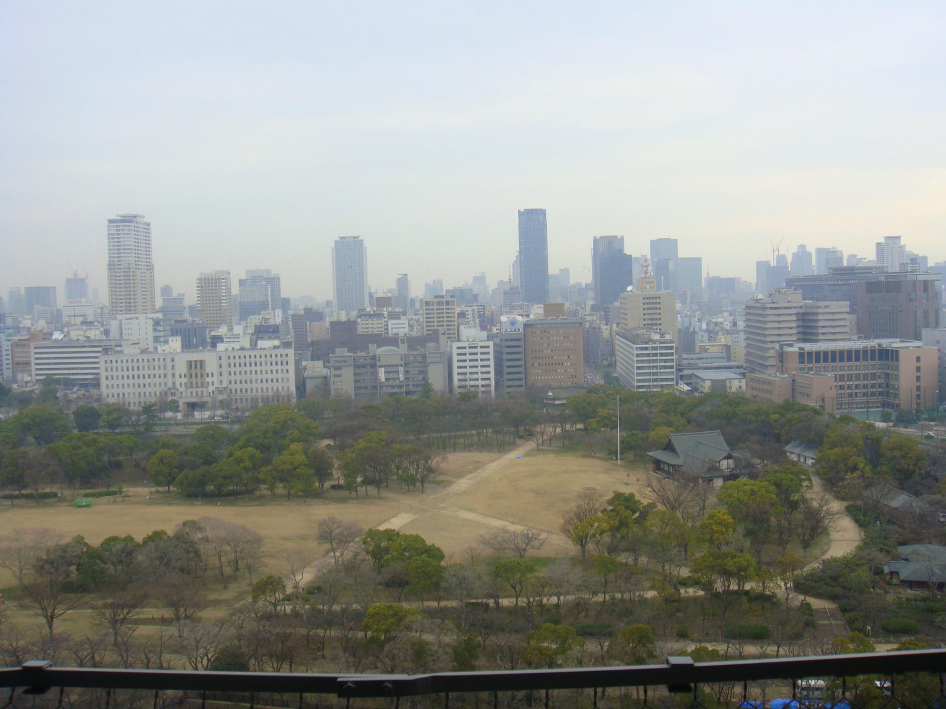 大阪城からの景色 旅行 写真で紹介