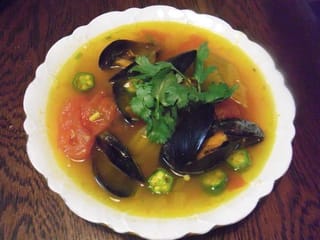 ムール貝のサフランスープ うちのごはんと簡単レシピ