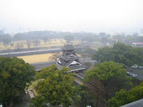 天守閣から