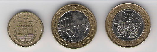 今までに見たことのない２ポンド硬貨 １ポンド硬貨のデザインを発見 Wonder S World Wide Www