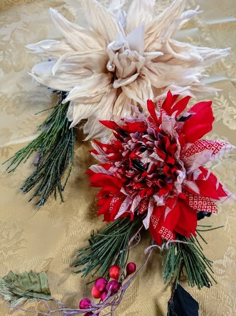 飯田深雪 倫子 アートフラワー「草の中の花」本 絶版 貴重品