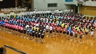 中体連九州大会バドミントン大会関連情報2 開会式でした 南波多中ブログ 中体連九州大会バドミントン大会関連情報2 開会式でした 南波多中ブログ