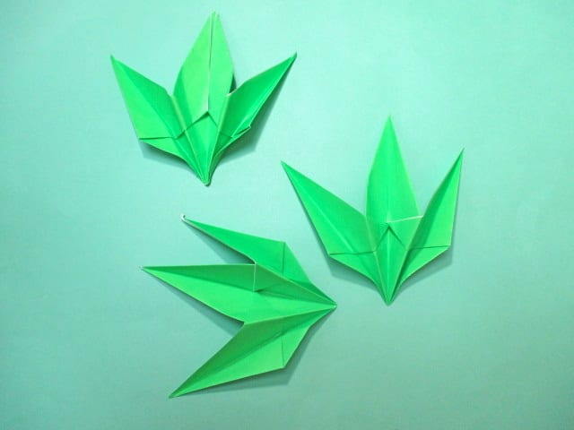 笹の葉のおりがみ 折り方動画 創作折り紙の折り方