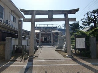 出世稲荷神社in松江市 車泊で ご当地マンホール