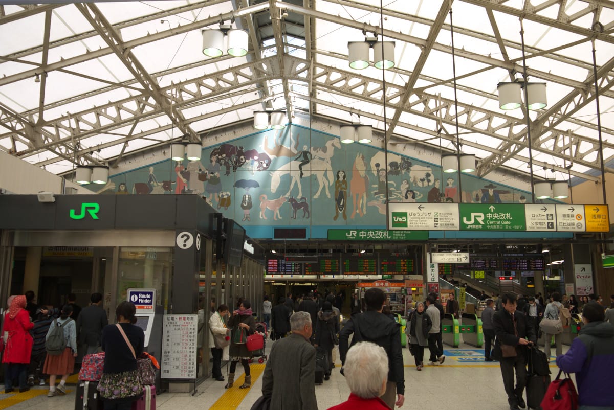 早春の上野駅 広小路口と正面口周辺 ｐａｒt２ 緑には 東京しかない
