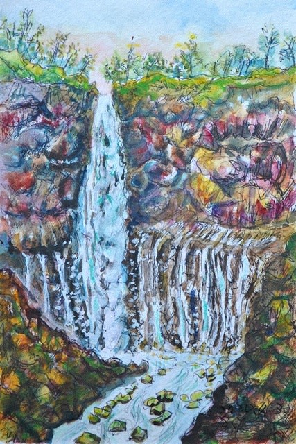 日光華厳の滝の絶景 絵 2 34 シューテの世界