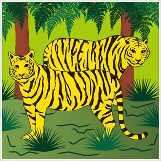 だまし絵シアター「２頭以外の、トラを見つけよう」 - ARTRICKS