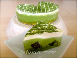 お抹茶のムース レシピ Mousse Au The Vert Patissiere Yoomi Blog パティシエール ユウミ ブログ