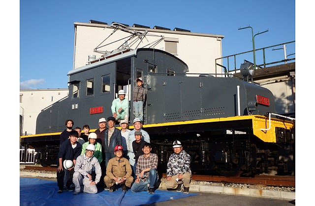 元近江鉄道の国内最古級の電気機関車ED314 装い一新 - ”スローライフ滋賀”