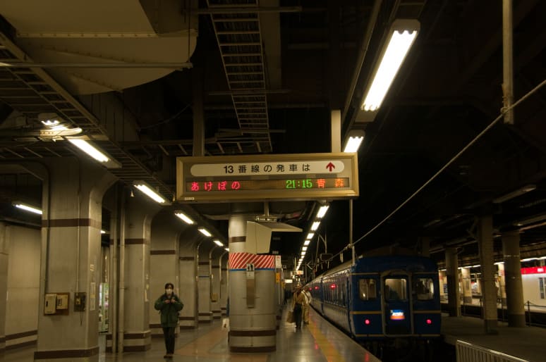上野発の夜行列車 カメラの先にあるもの
