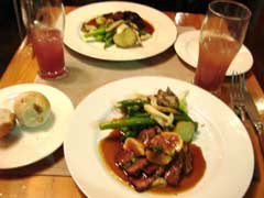 鴨肉いちじくソース