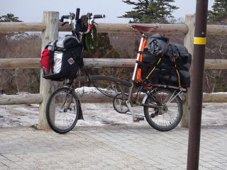 こっちのバイクも居ました。