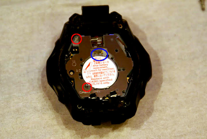 G-SHOCKタフソーラーの電池交換(CTL1616からボタン電池へ)と経過報告 