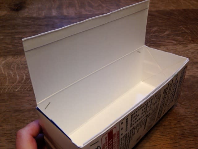 牛乳パックの型 組み立て方 手作り石けん しゃぼんの木