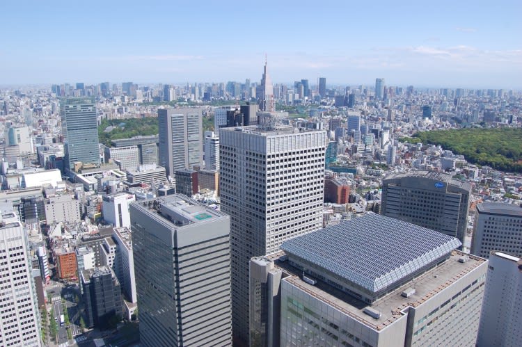 東京都庁 新宿周辺ビル群の景色 フリー素材 オドフラン いつもどこかに なるほど を