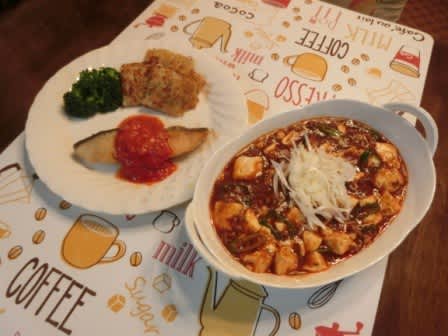 さわらソテー トマトソース じゃがいもガレット 贅を味わう麻婆豆腐 アムロママの日々いろいろ