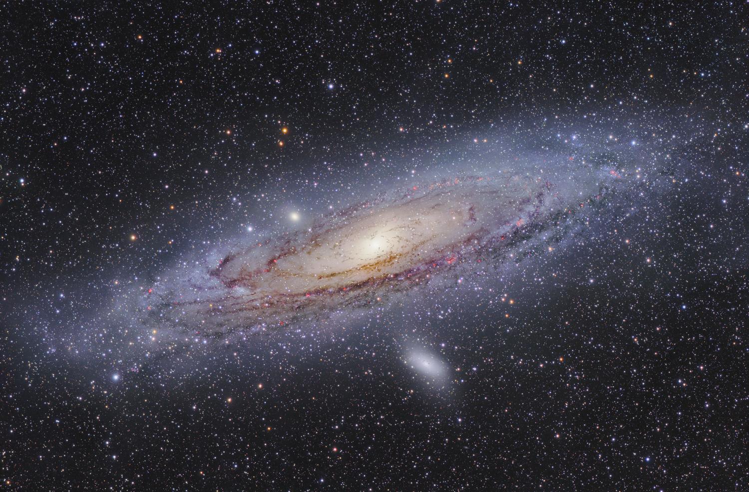 アンドロメダと天の川 銀河同士の衝突は始まっている 宇宙のはなしと ときどきツーリング