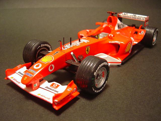 フジミ 1/20 フェラーリ F2003-GA u0026ザウバーC23 変更デカール