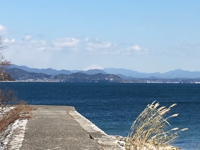 浜名湖から見る富士山 キースオジンｑ日記